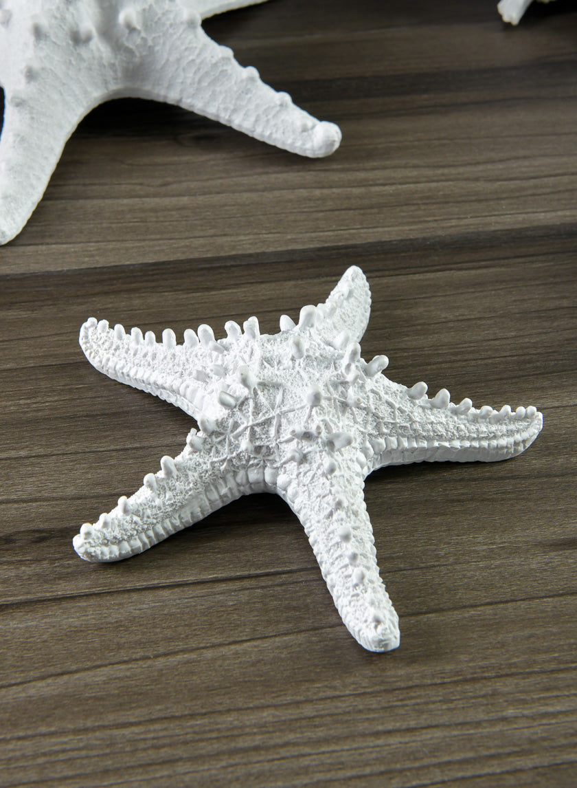 5.5in Long Artificial White Starfish Decor Jamali-garden