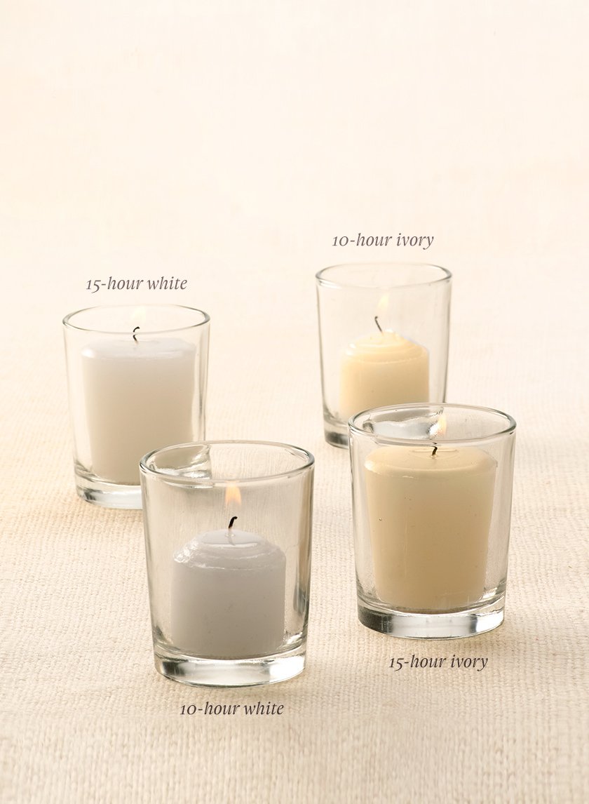 15-Hour Ivory Votive Decor Jamali-garden