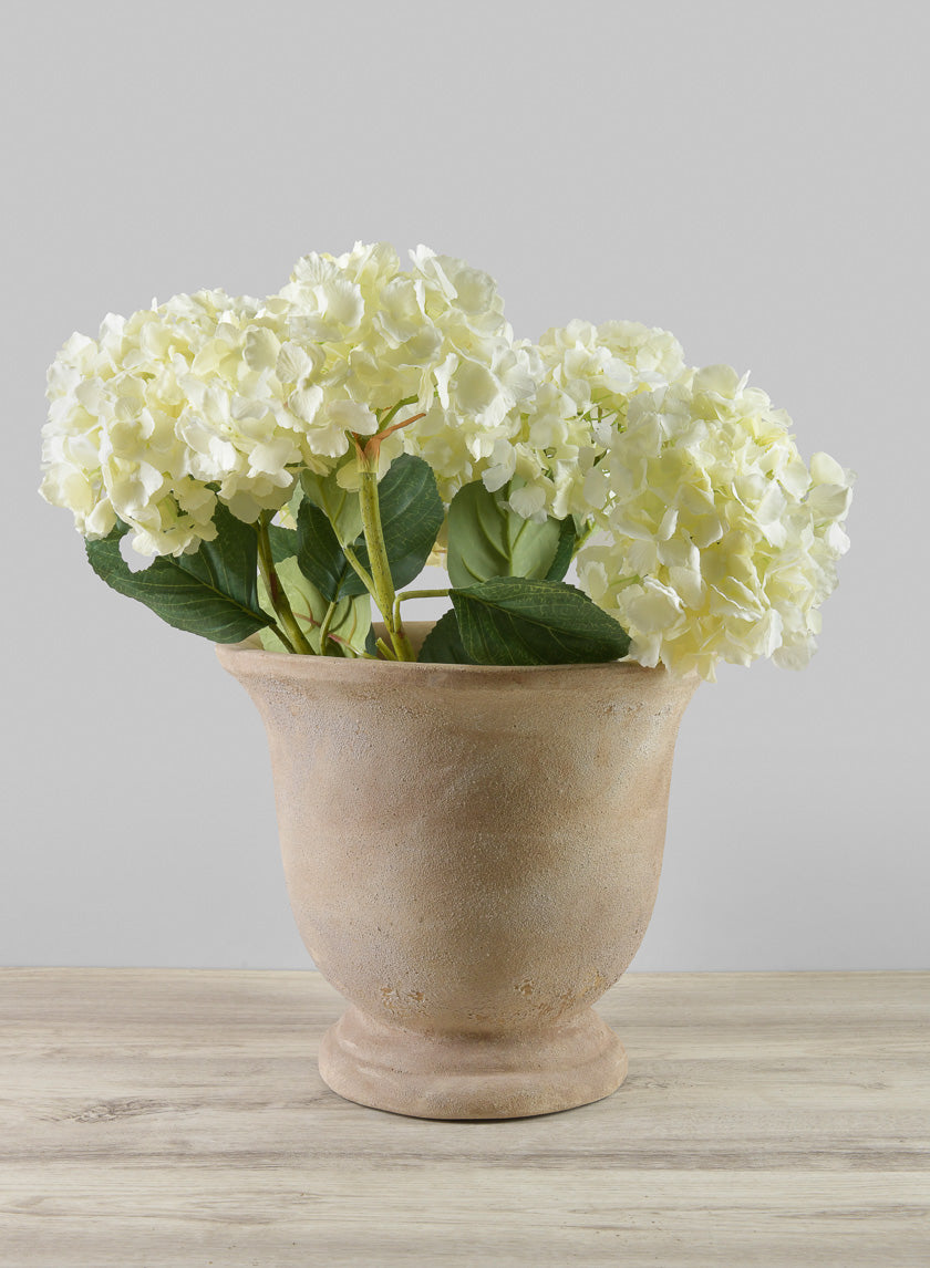 34in Long White Hydrangea Decor Jamali-garden