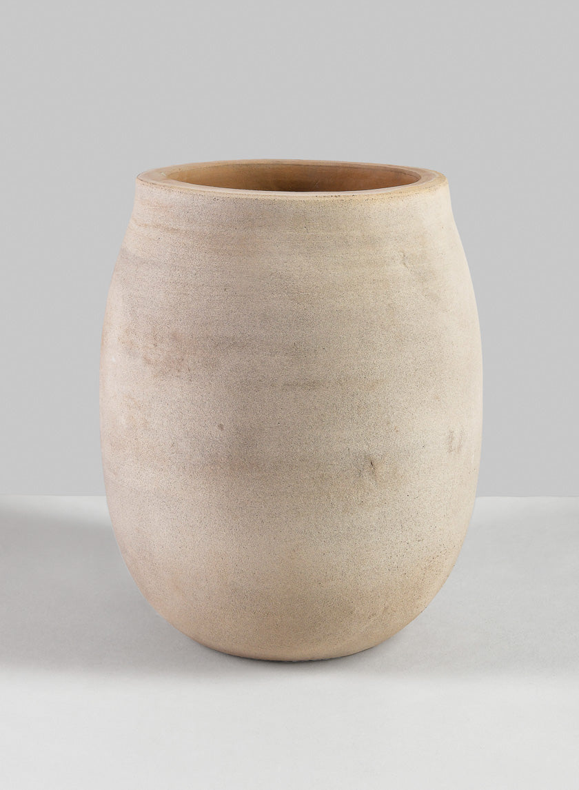 9in Tall Petra Aged Terracotta Jar Planter Decor Jamali-garden