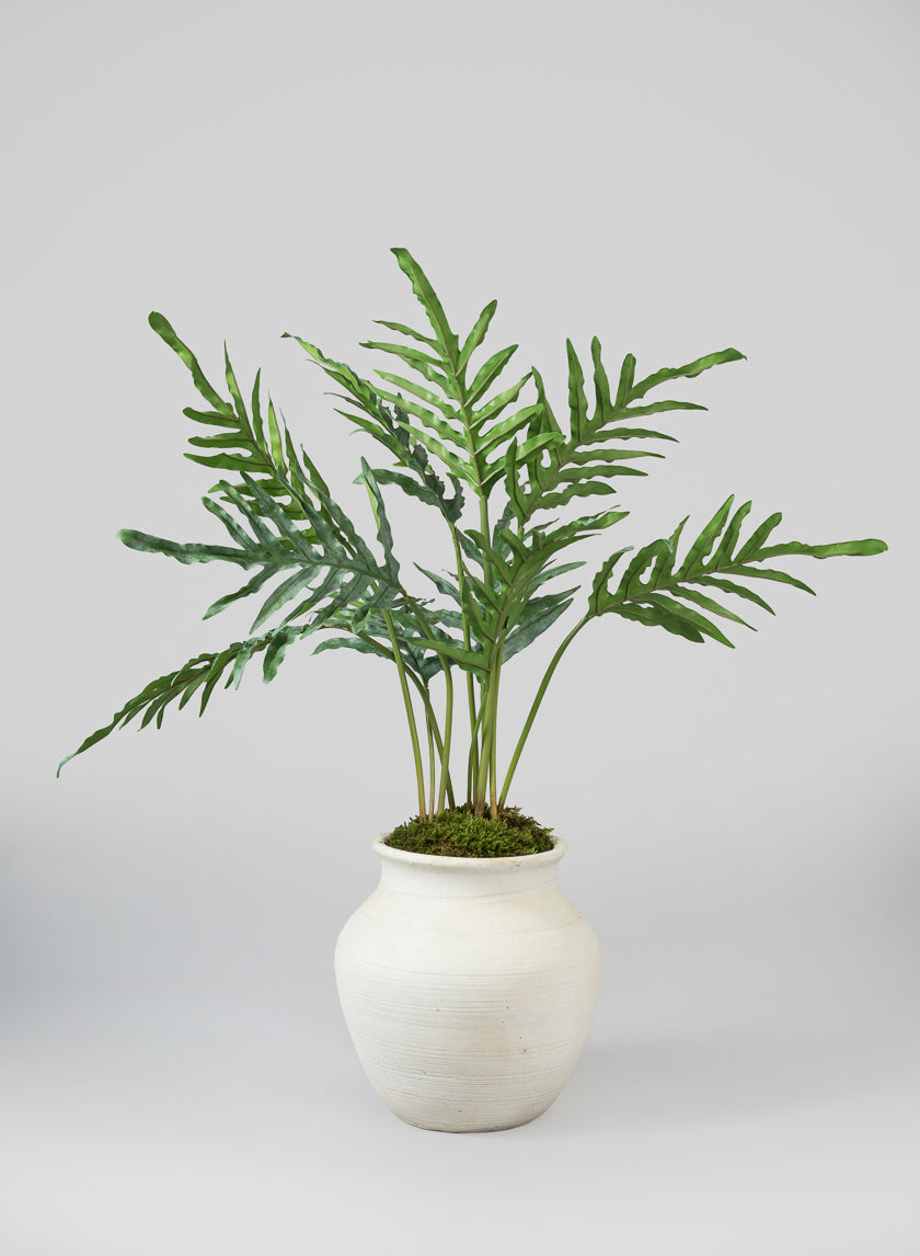 12in Tall Ohaxa Fiber Cement Urn Decor Jamali-garden