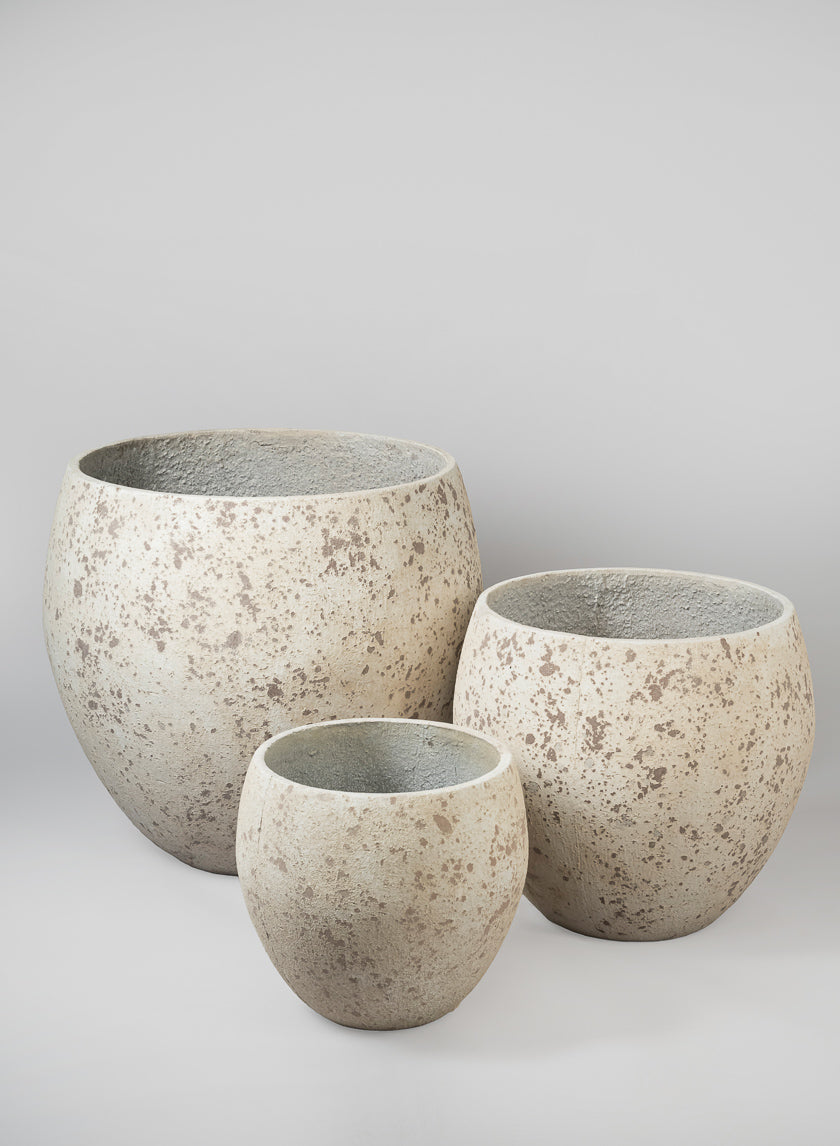 Safi Fiber Cement Egg Planters Decor Jamali-garden