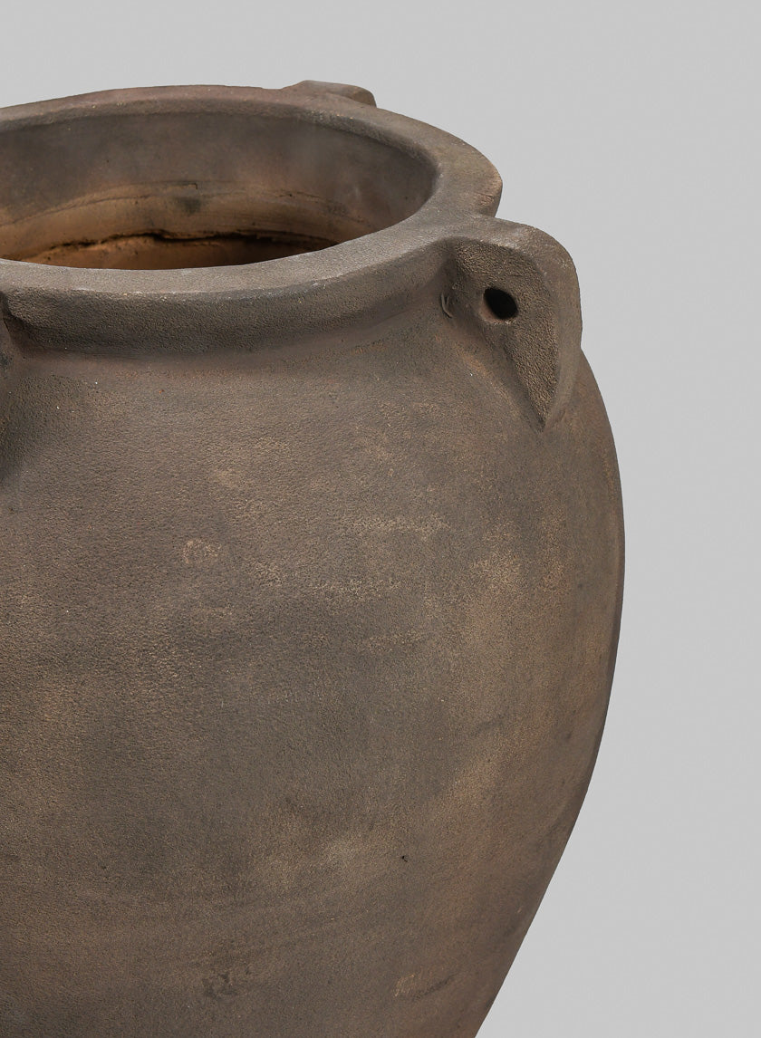 Petra Aged Black Amphora Vase Decor Jamali-garden