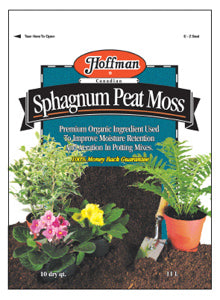 10qt Hoffman Canadian Sphagnum Peat Moss Decor Jamali-garden