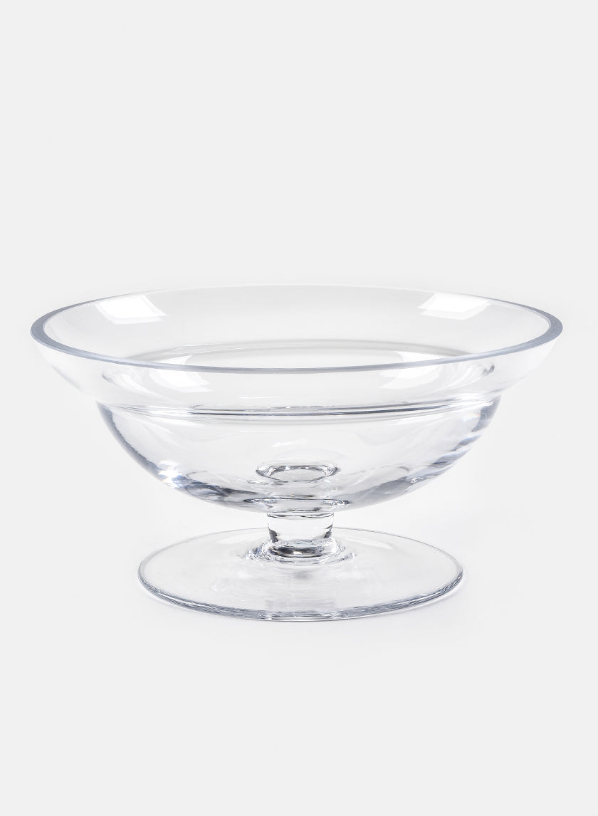 6.5in Wide Glass Bowl, Mini Decor Jamali-garden