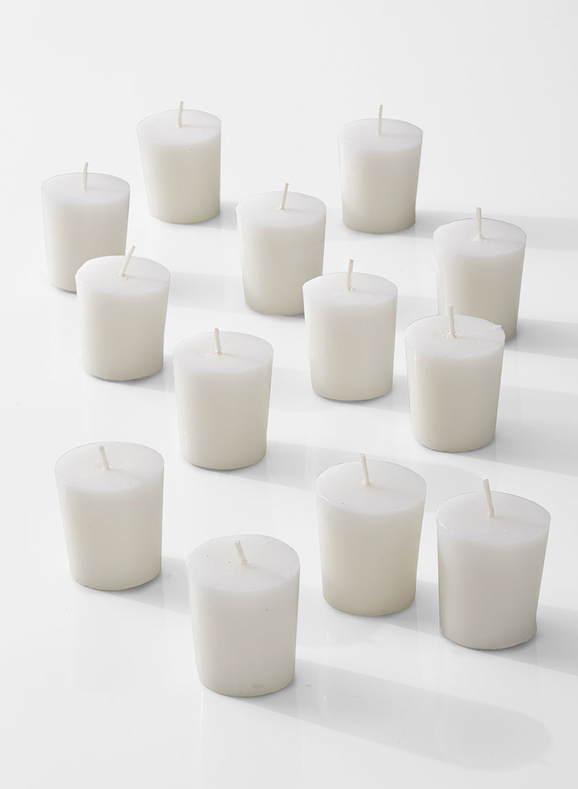15-Hour White Votive Decor Jamali-garden