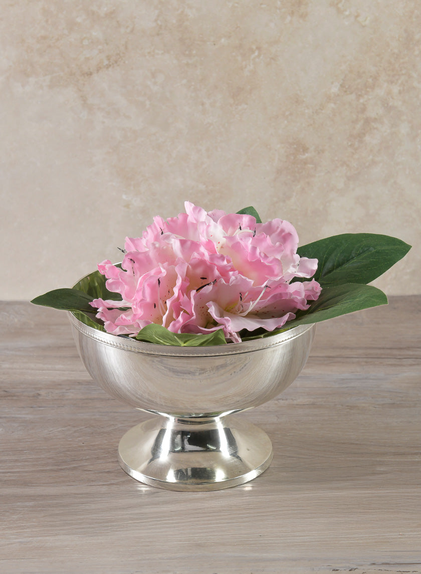 6in Wide Silver Bowl Decor Jamali-garden
