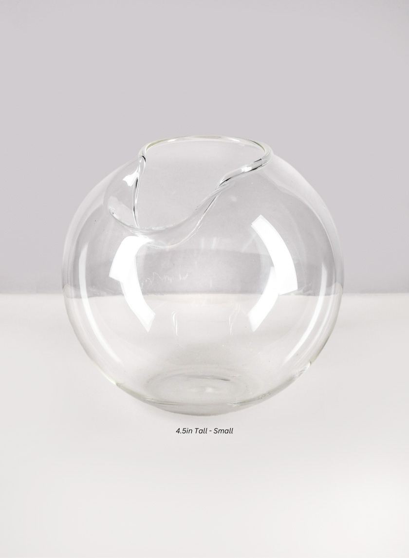 Imparfait Fishbowl Decor Jamali-garden Transparent 4.5in Tall - Small EACH