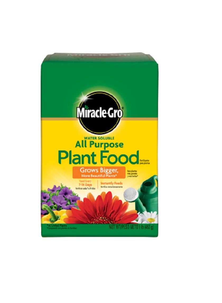 1lb Miracle-Gro Water Soluble All Purpose Plant Food Decor Jamali-garden