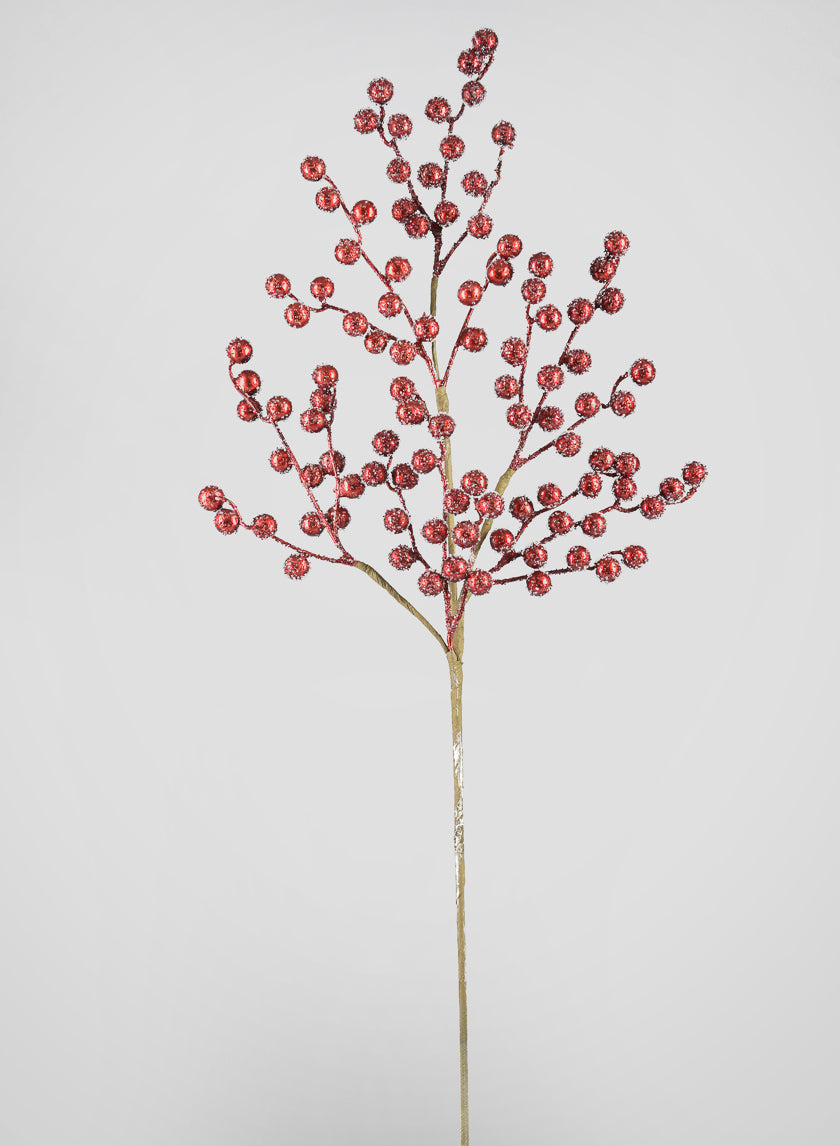 29in Long Beaded Berry Spray Decor Jamali-garden