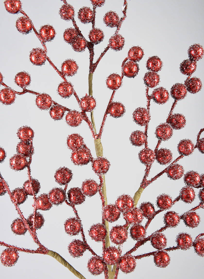 29in Long Beaded Berry Spray Decor Jamali-garden