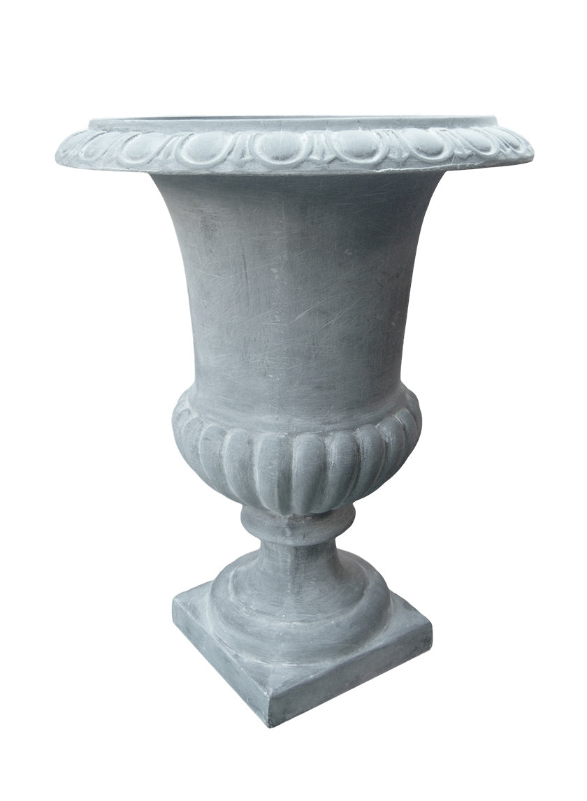 18in Tall Zinc Urn Decor Jamali-garden