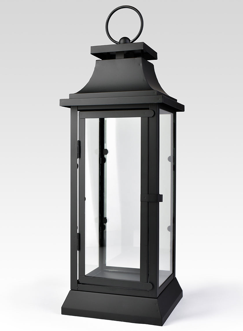 Black Hampton Lanterns Decor Jamali-garden 20in Tall EACH