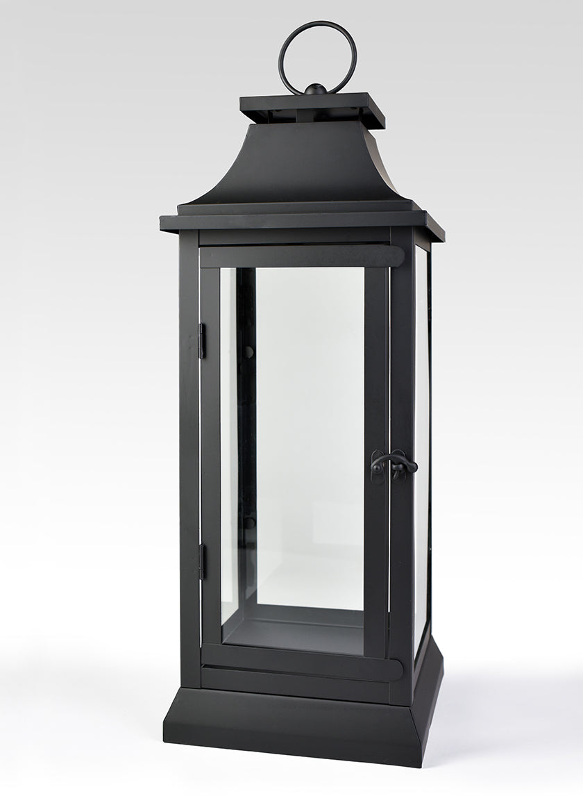 Black Hampton Lanterns Decor Jamali-garden 15in Tall EACH