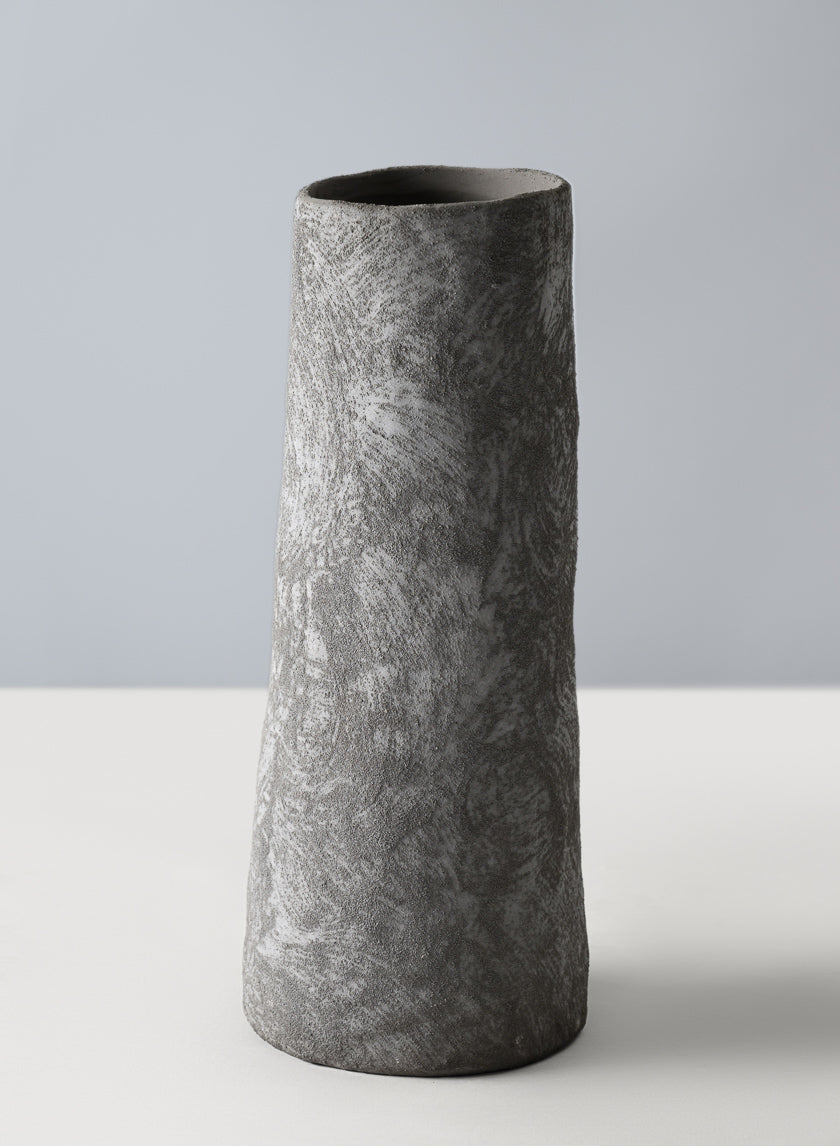 Iquitos Venetian Grey Ceramic Vase Decor Jamali-garden