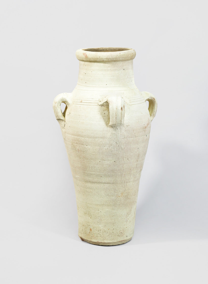 24in Tall Tunisian Handmade Amphora with 4 Handles Decor Jamali-garden