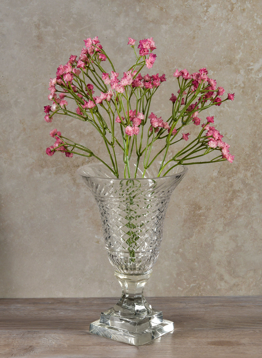 9in Harem Cut Work Urn Decor Jamali-garden