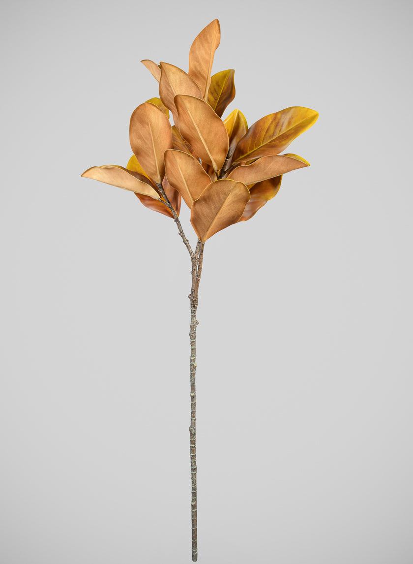 40in Real Touch Real Look Autumn Magnolia Leaves Stem