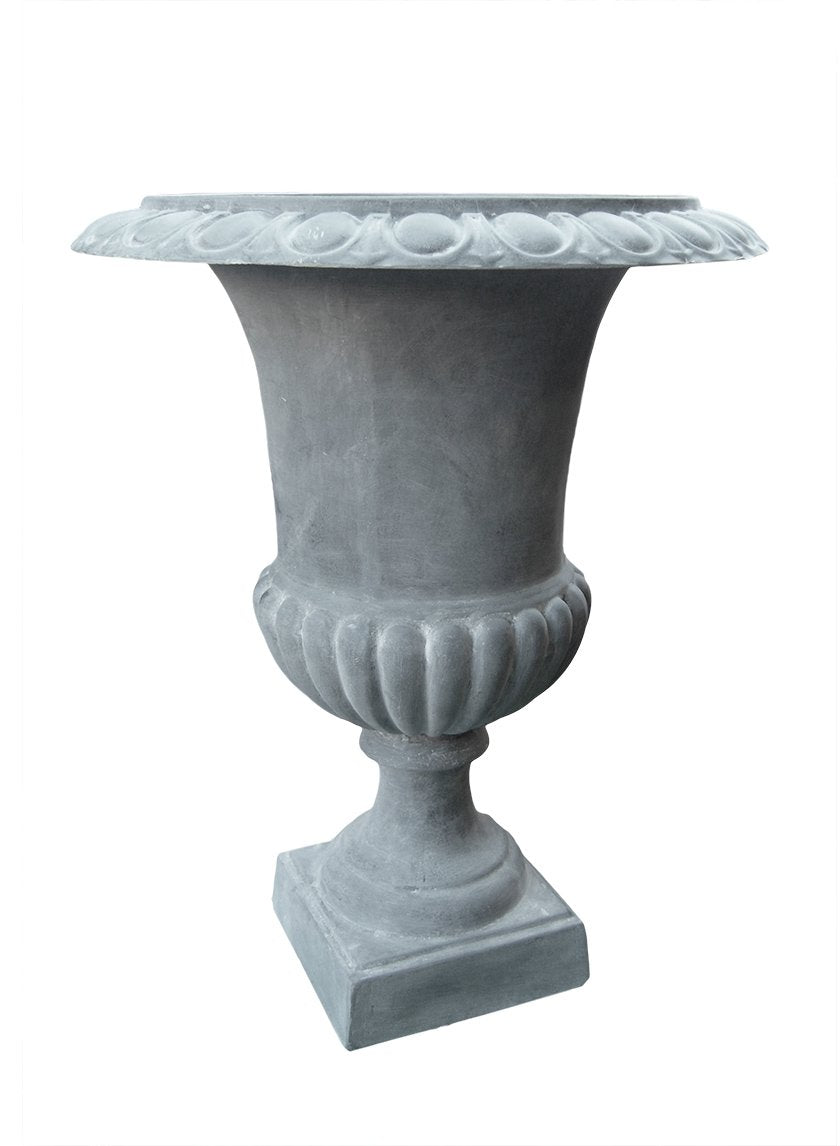 24in Tall Zinc Urn Decor Jamali-garden