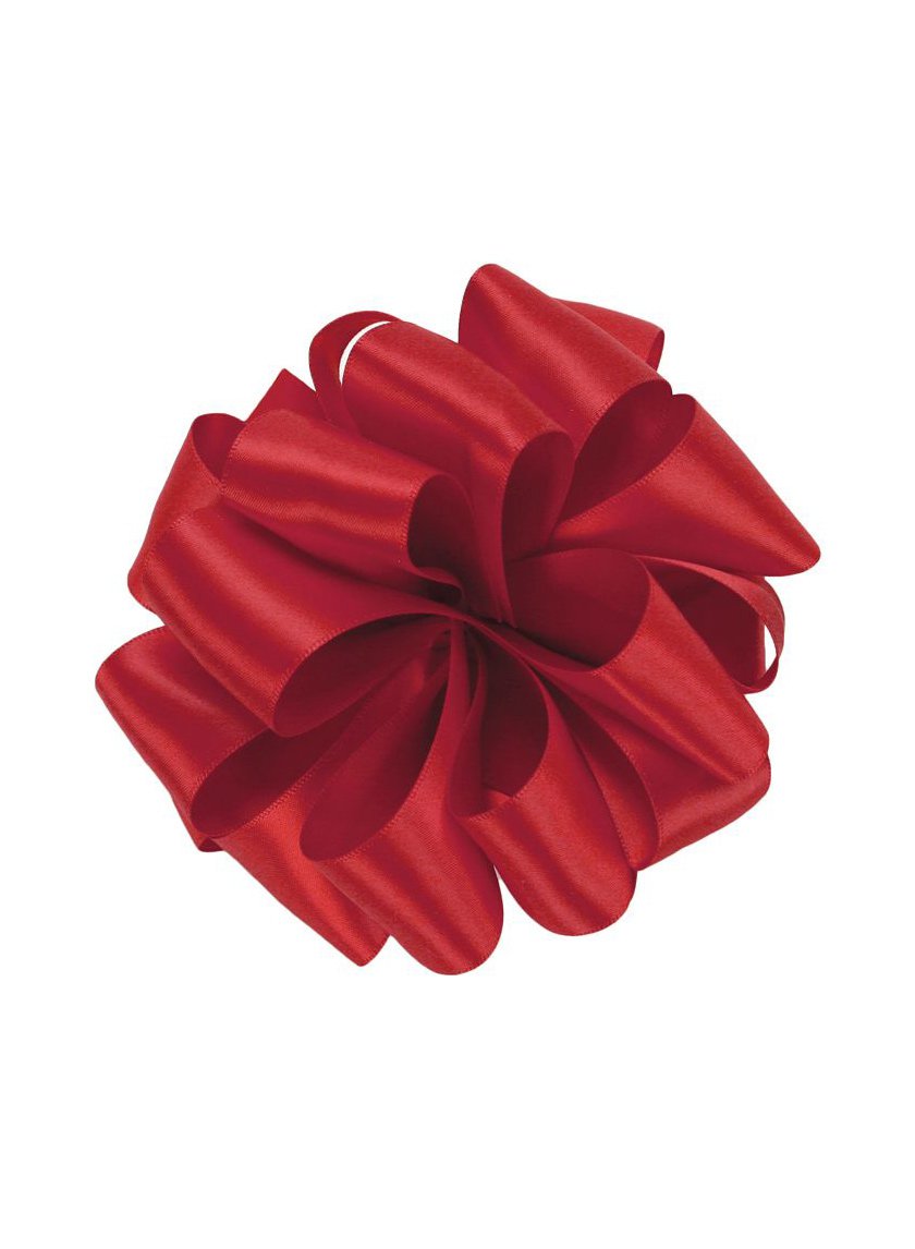 Red Double Face Satin Ribbon Decor Jamali-garden