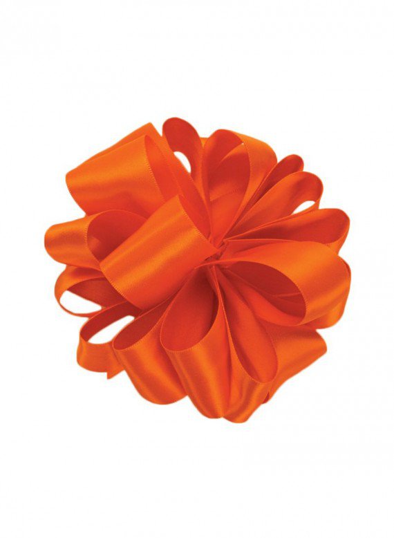 Torrid Orange Double Face Satin Decor Jamali-garden