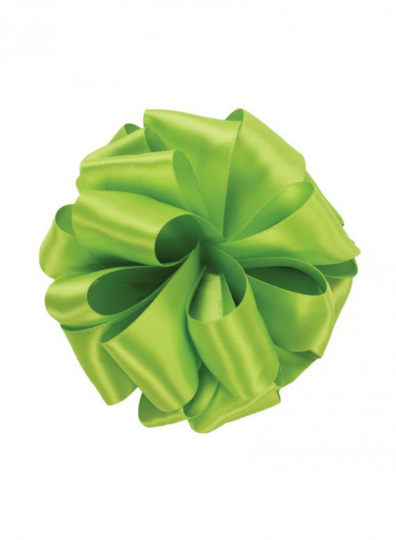 New Chartreuse Double Face Satin Ribbon Decor Jamali-garden