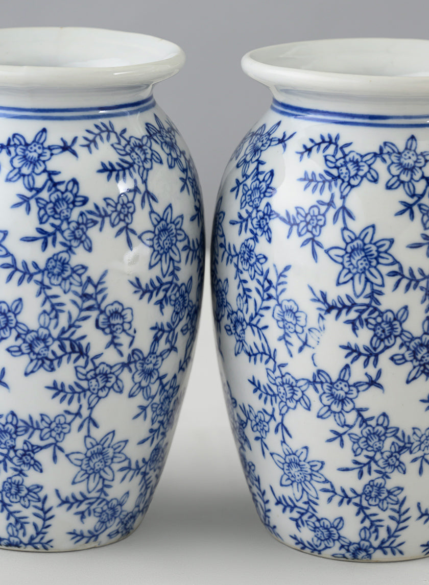 6in Tall Provence Ceramic Vase, Set of 2 Decor Jamali-garden