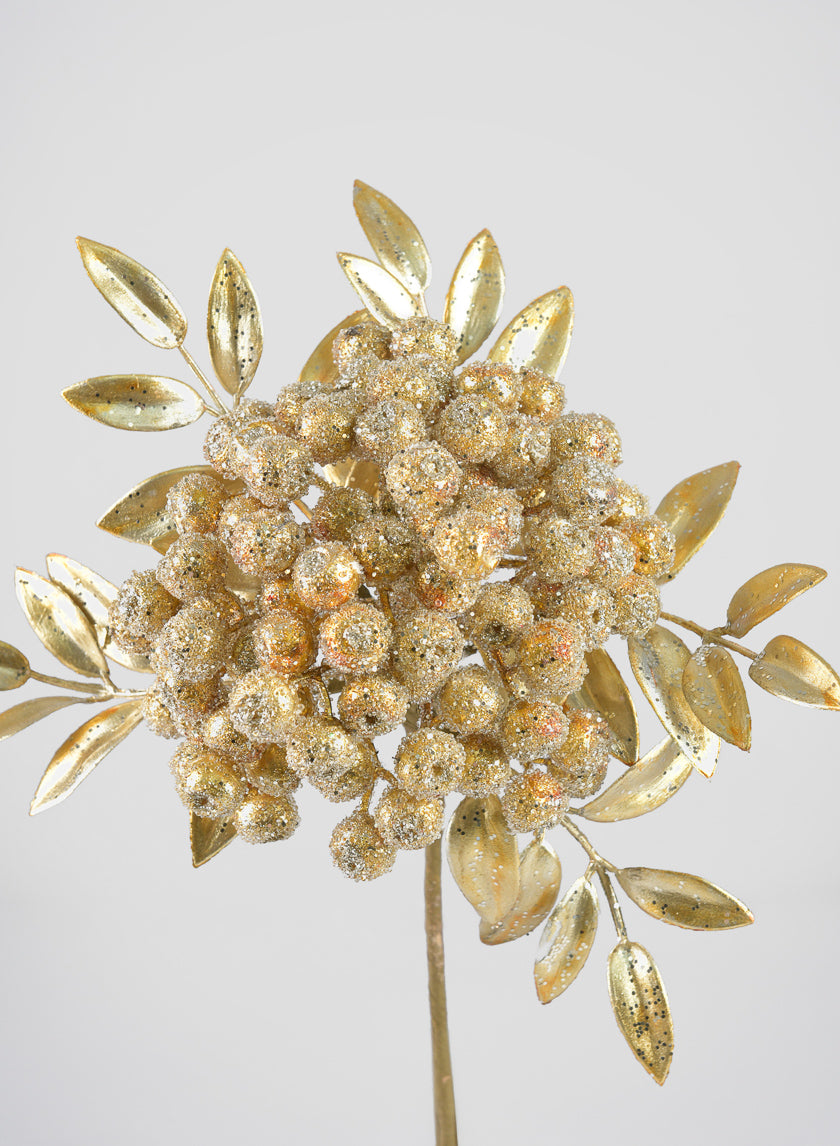 12in Long Gold Spray Decor Jamali-garden
