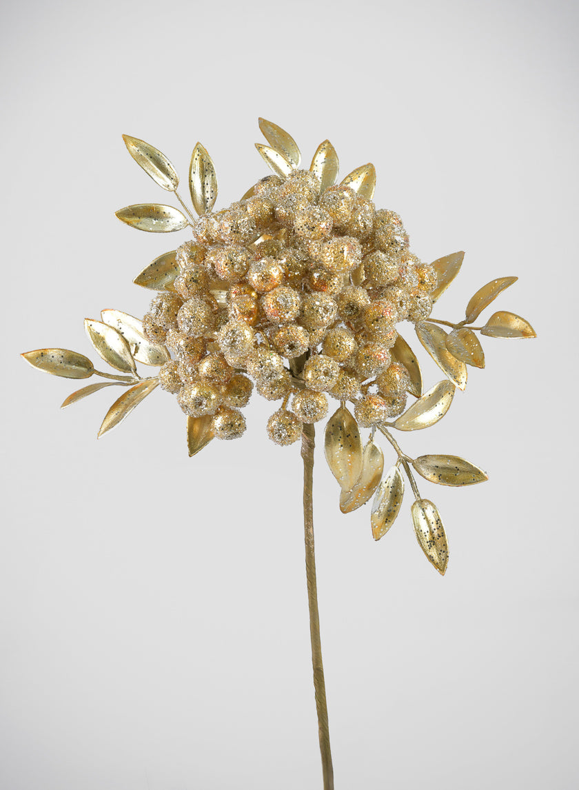 12in Long Gold Spray Decor Jamali-garden