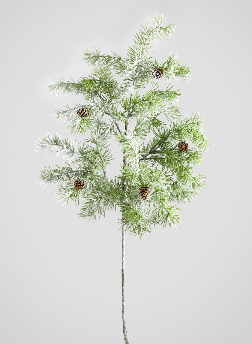 33in Long Frosted Spray Decor Jamali-garden
