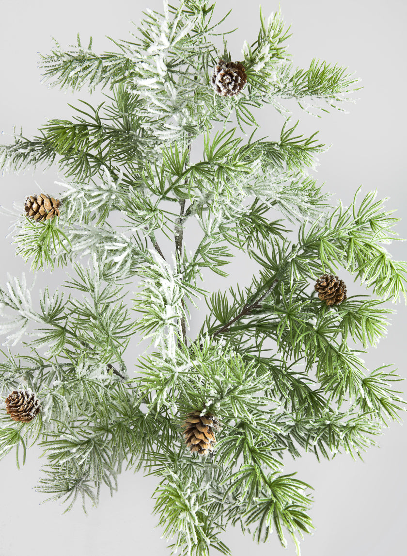 33in Long Frosted Spray Decor Jamali-garden