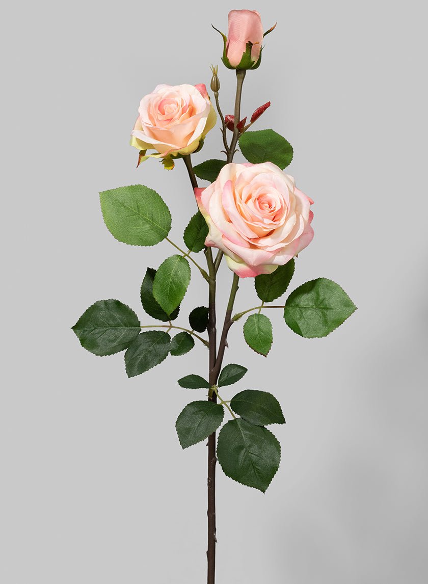 30in Long Light Pink New York Rose Spray Decor Jamali-garden