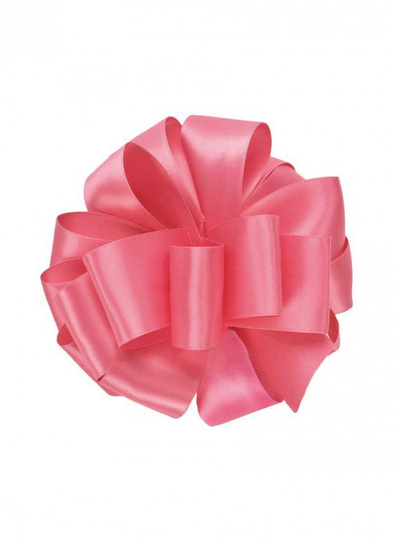 5/8in &amp; 1 1/2in Hot Pink Double Face Satin Ribbon Decor Jamali-garden
