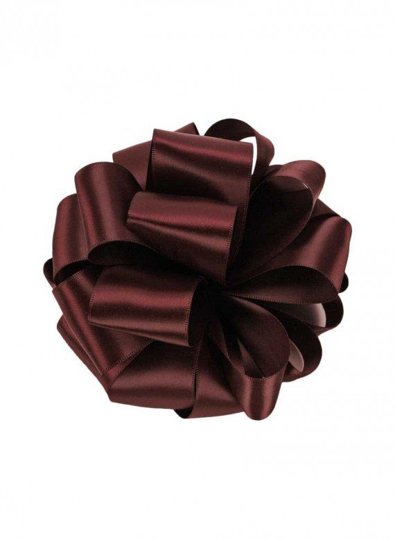 5/8in &amp; 1 1/2in Burgundy Double Face Satin Ribbon Decor Jamali-garden