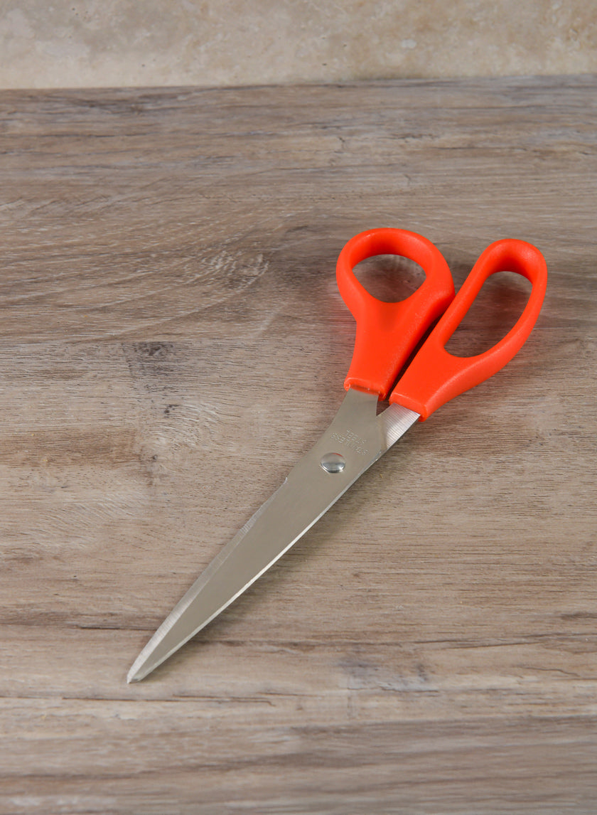 11in Long Cut Stainless Steel Blade Red Scissor Decor Jamali-garden