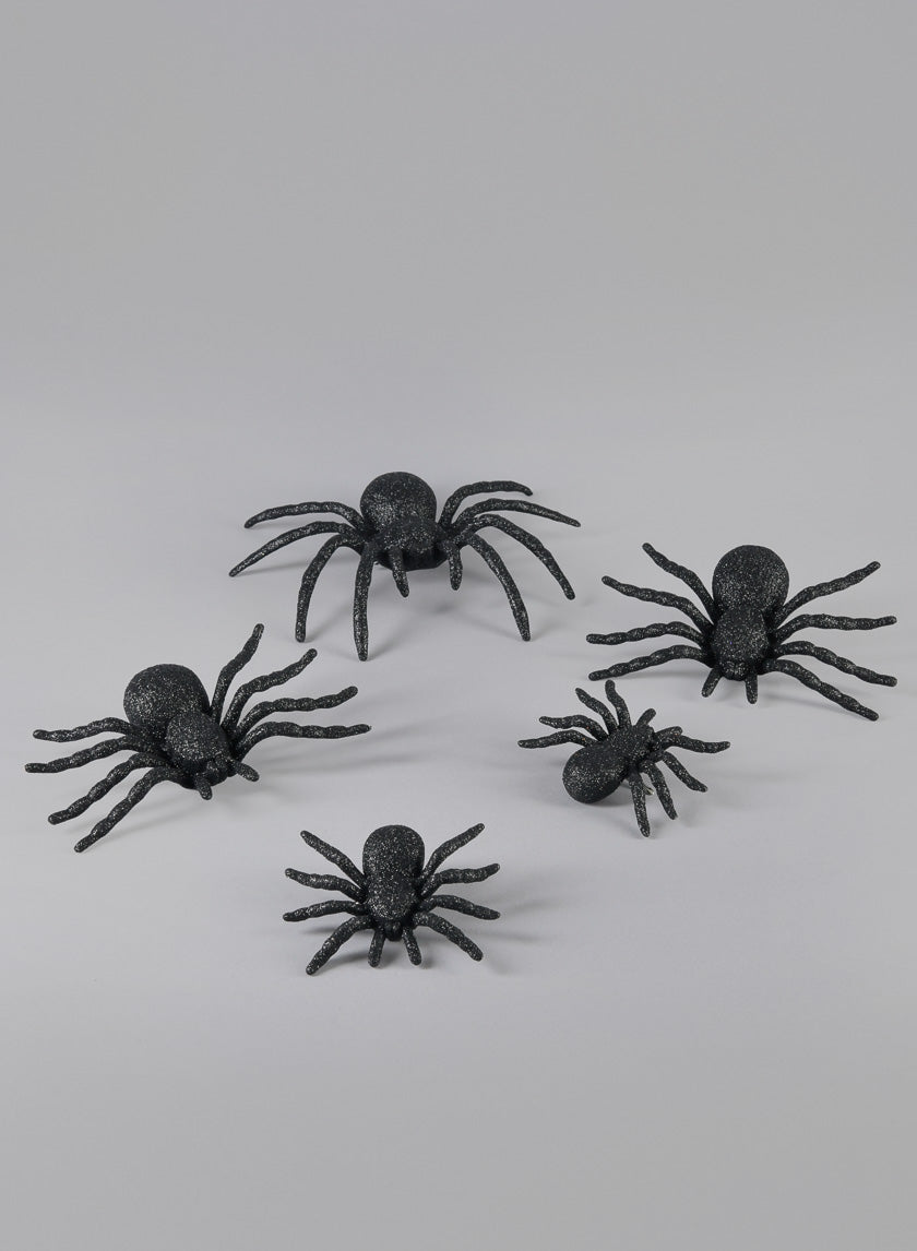 Assorted Black Spider Decor Jamali-garden