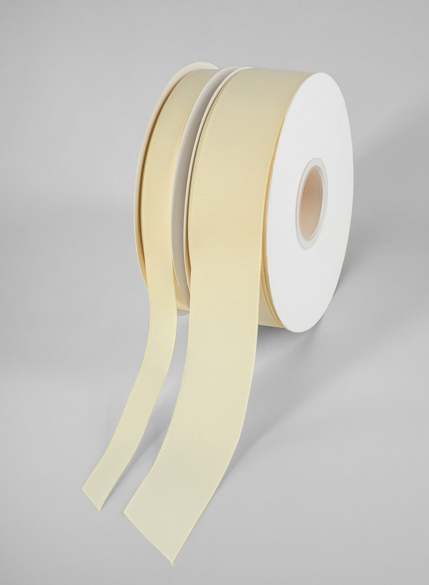 Ivory Grosgrain Ribbon 50 Yard Spool Decor Jamali-garden