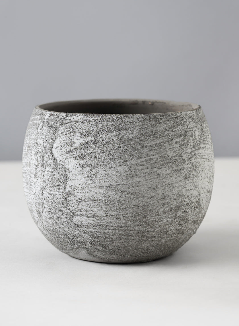 Iquitos Venetian Grey Ceramic Pot Decor Jamali-garden