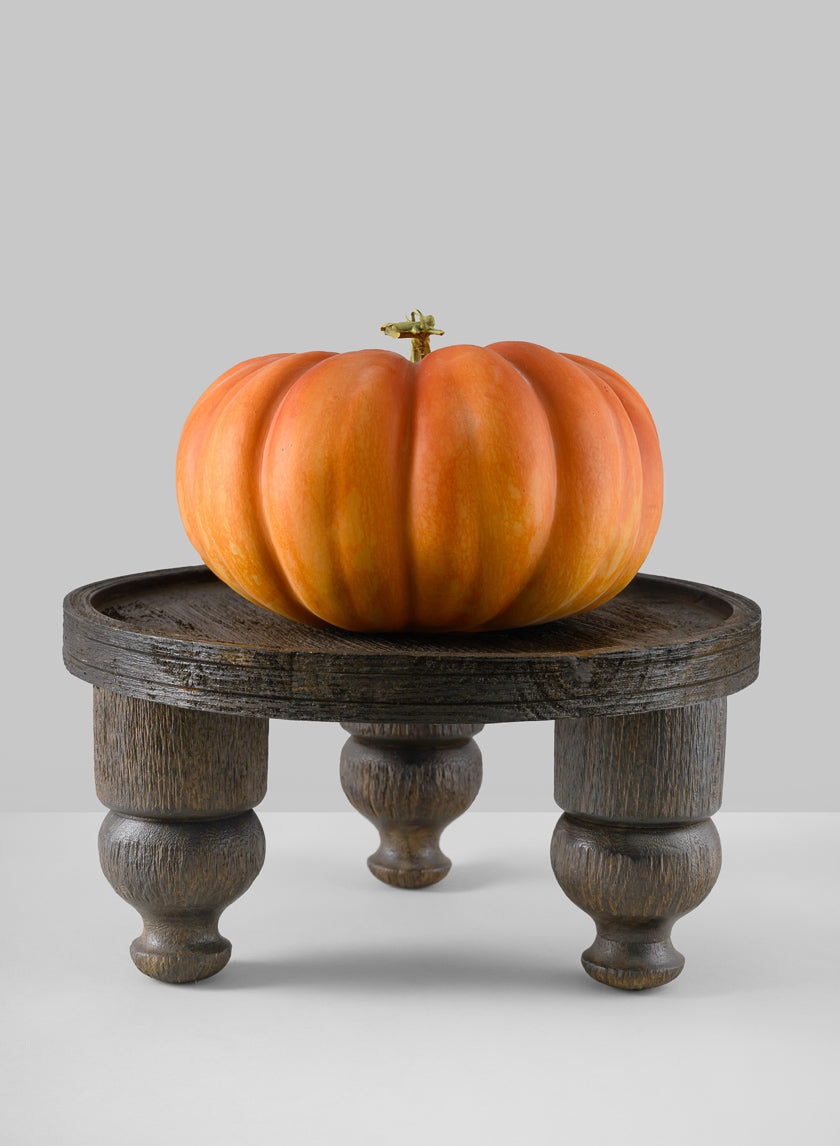 Cinderella Large Burned Yellow Pumpkin Decor Jamali-garden