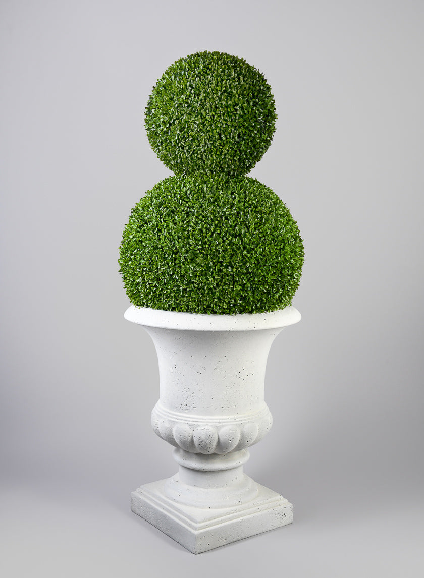 26in Tall Ophelia Antique White Urn Decor Jamali-garden