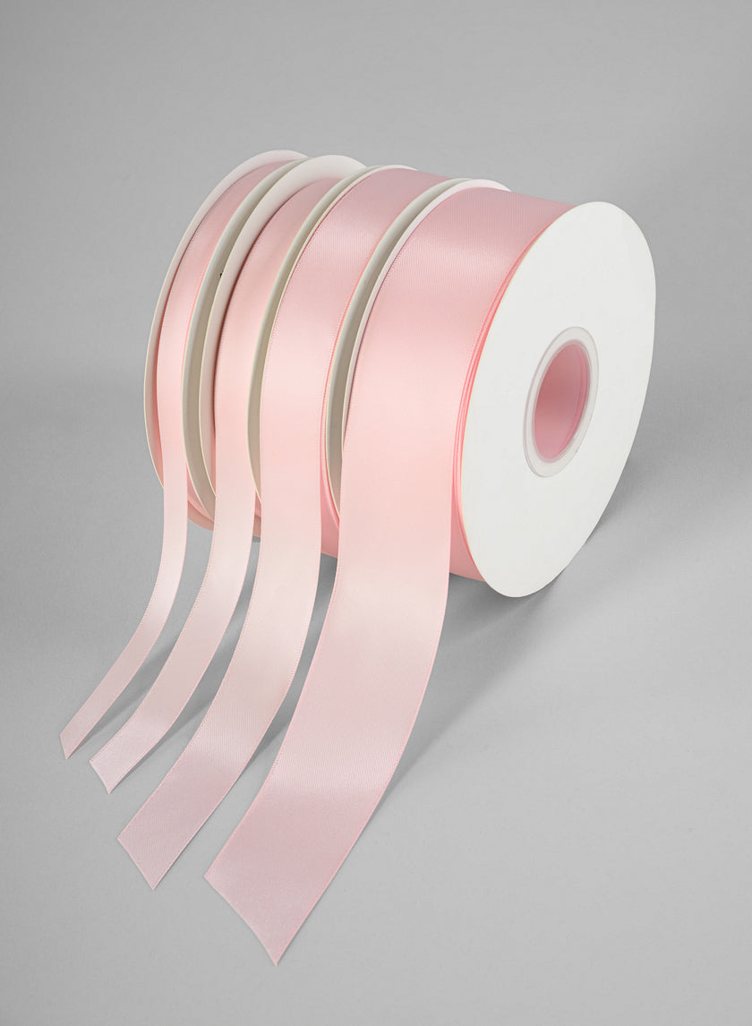Light Pink Double Faced Satin Ribbon 50 Yard Spool Decor Jamali-garden