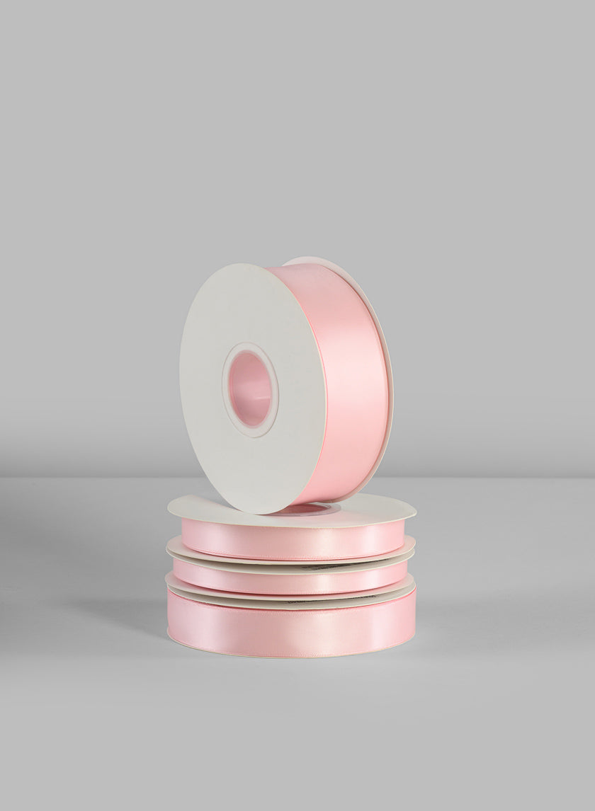 Light Pink Double Faced Satin Ribbon 50 Yard Spool Decor Jamali-garden