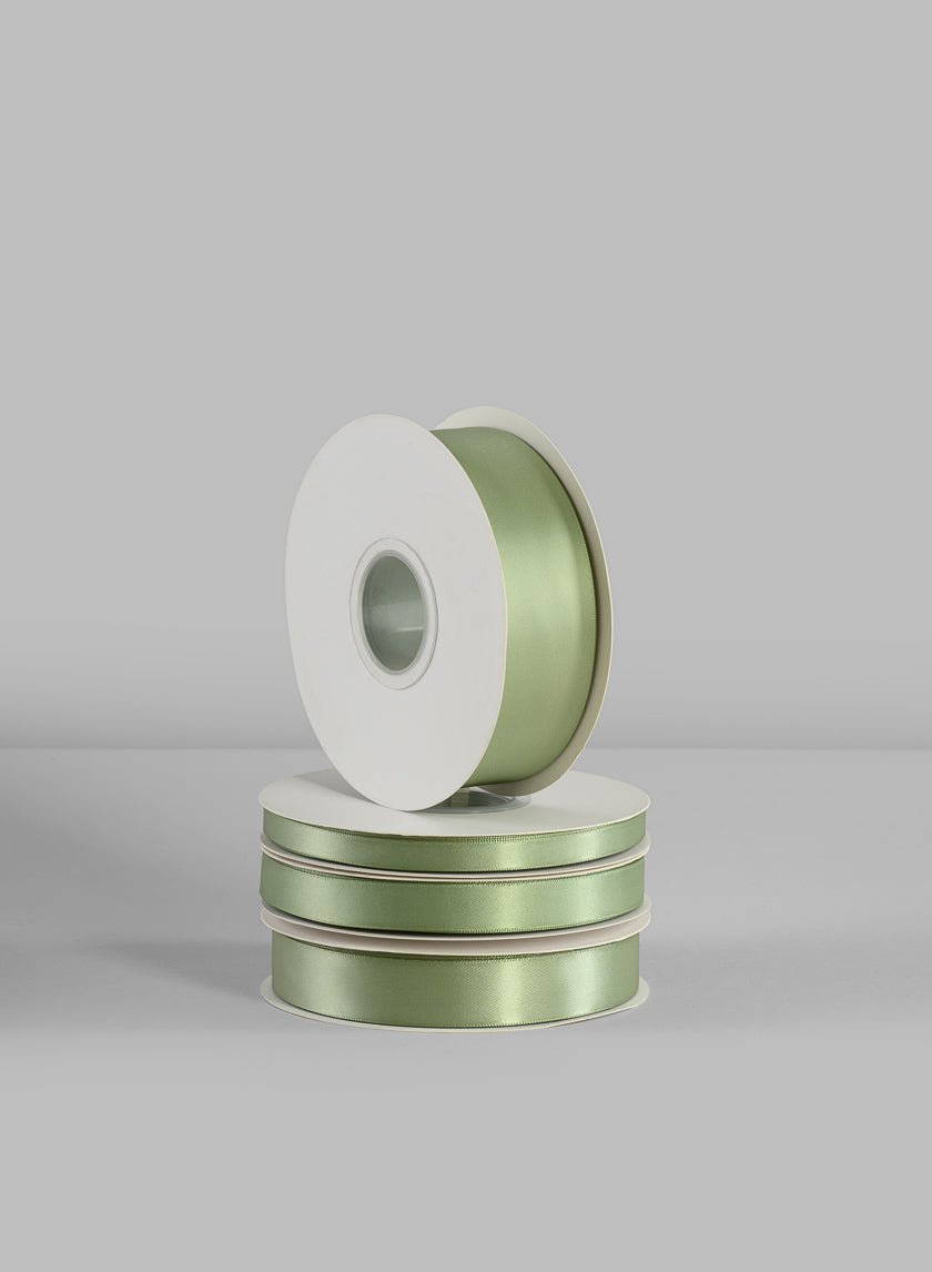 Spring Moss Double Faced Satin Ribbon 50 Yard Spool Decor Jamali-garden