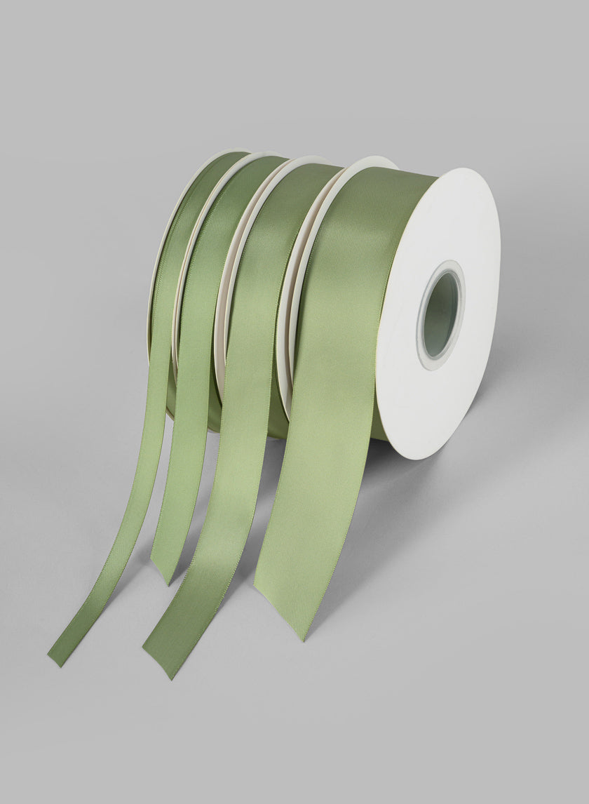 Spring Moss Double Faced Satin Ribbon 50 Yard Spool Decor Jamali-garden