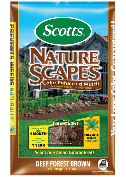 2 Cu. Ft. Deep Color Enhanced Forest Brown Mulch Decor Jamali-garden