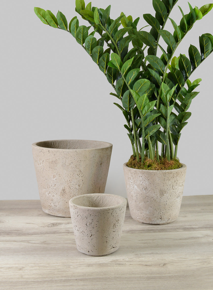 Yerevan Natural Cement Stone Pots Decor Jamali-garden