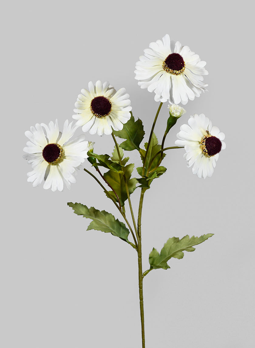 24in Long Cream Chrysanthemum Spray Decor Jamali-garden
