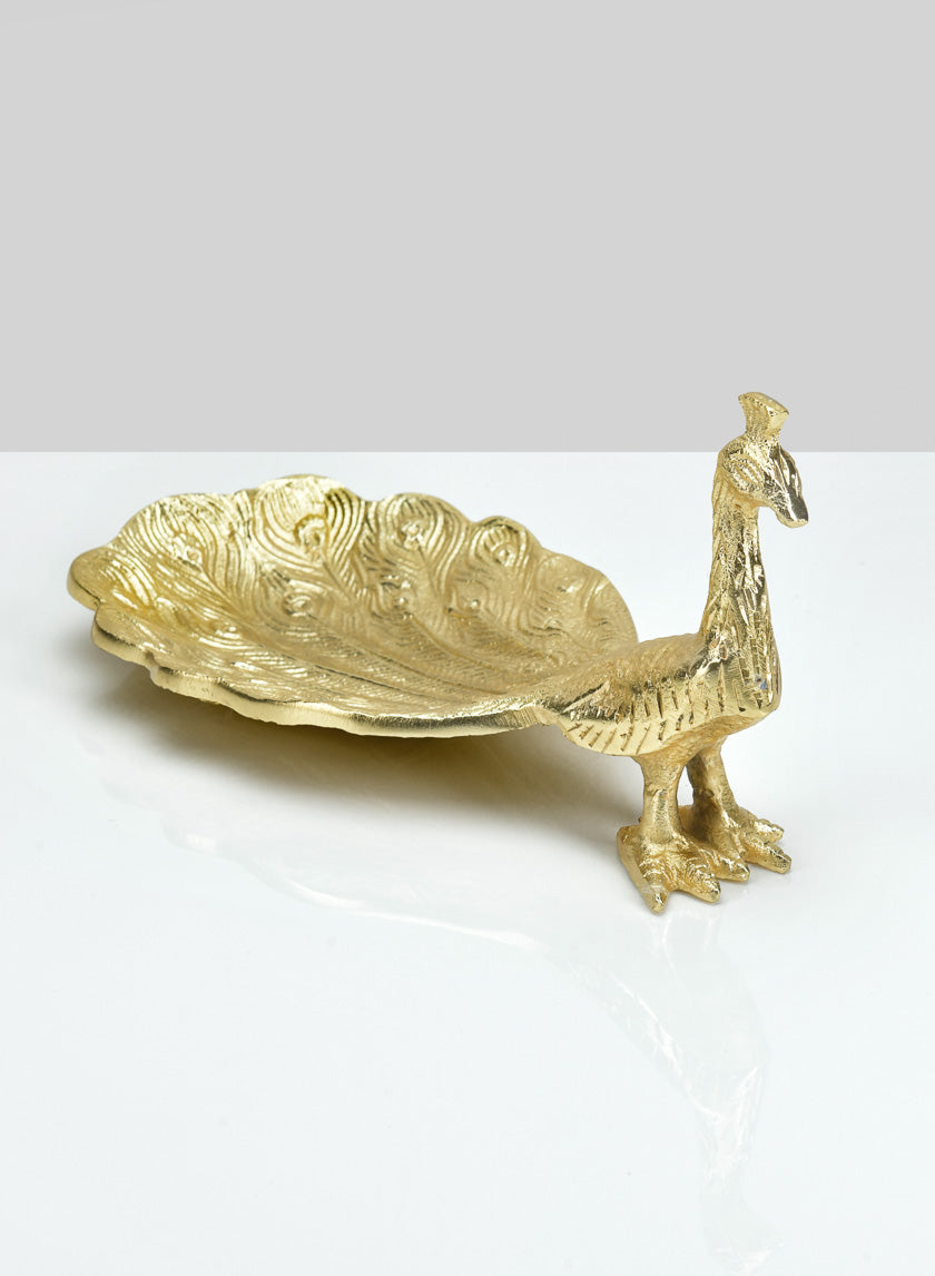 9in Long Peacock Dish Decor Jamali-garden