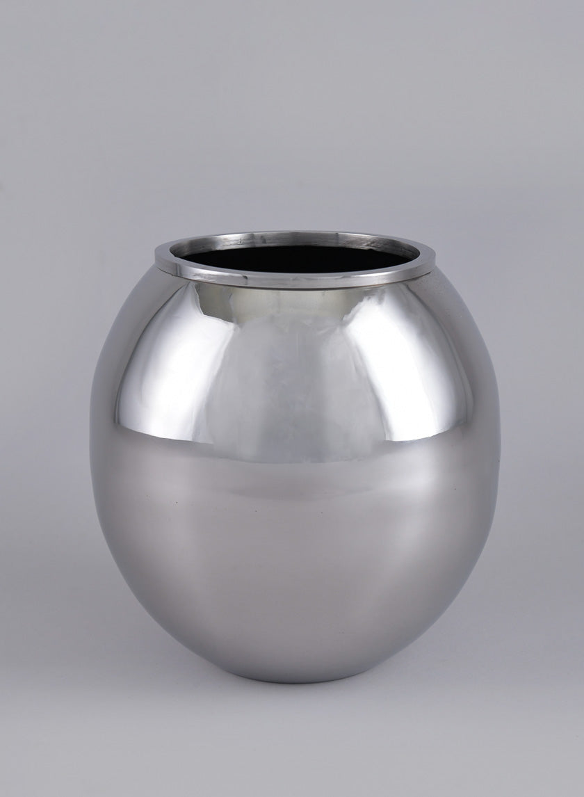 Krems Stainless Steel Fishbowl Vase Decor Jamali-garden