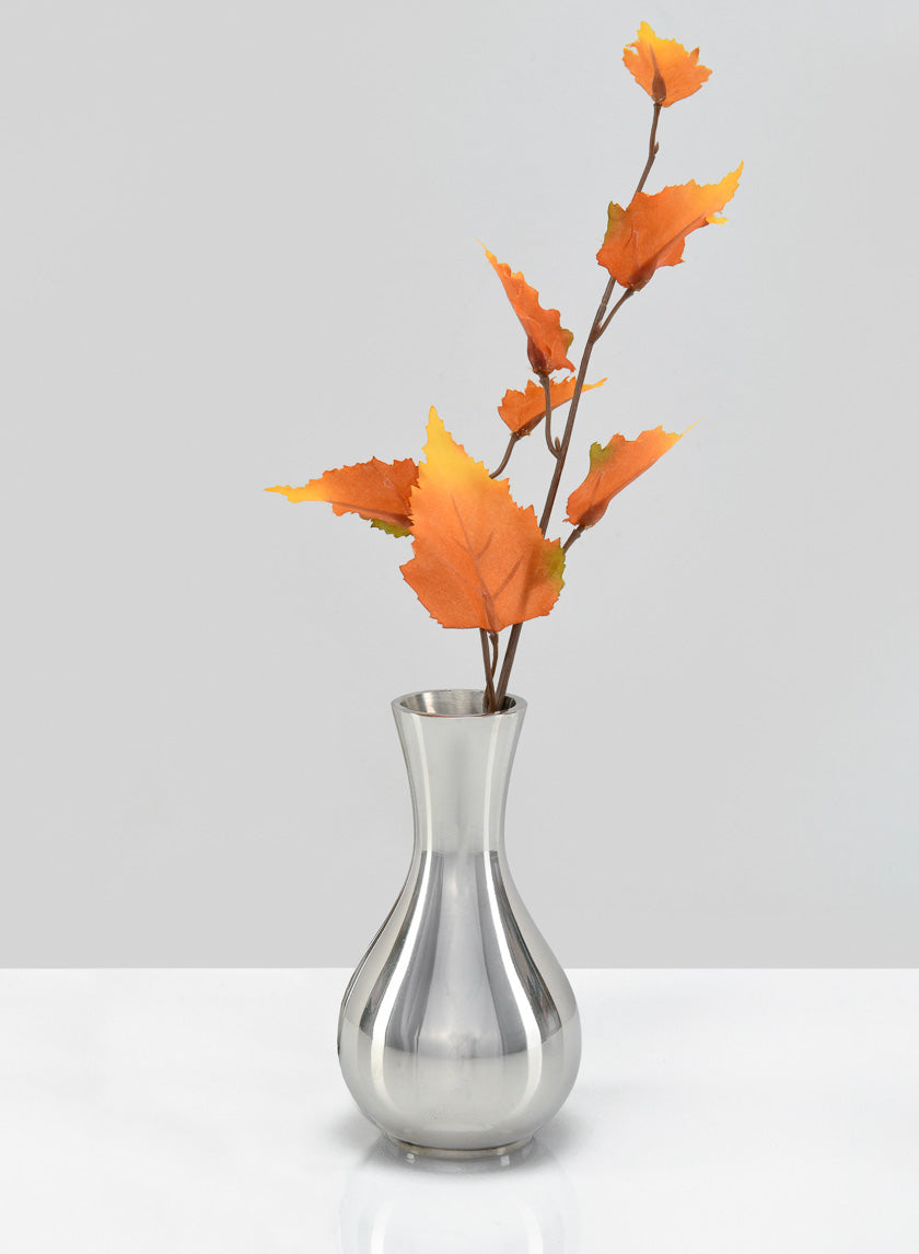 5 1/2in Tall Nickel Bud Vase Decor Jamali-garden